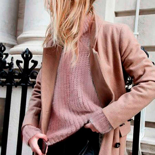 Tonos marrones y rosa