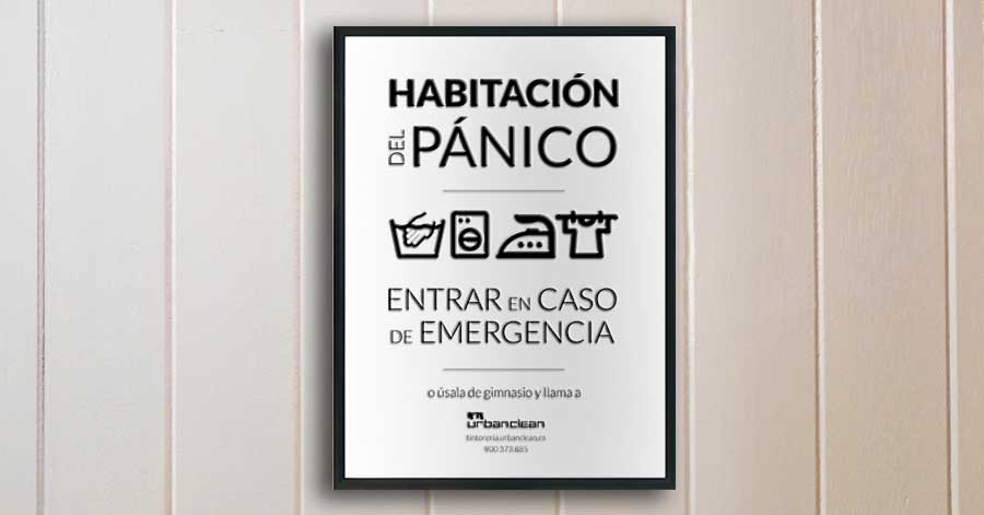 Cartel para el cuarto de la plancha