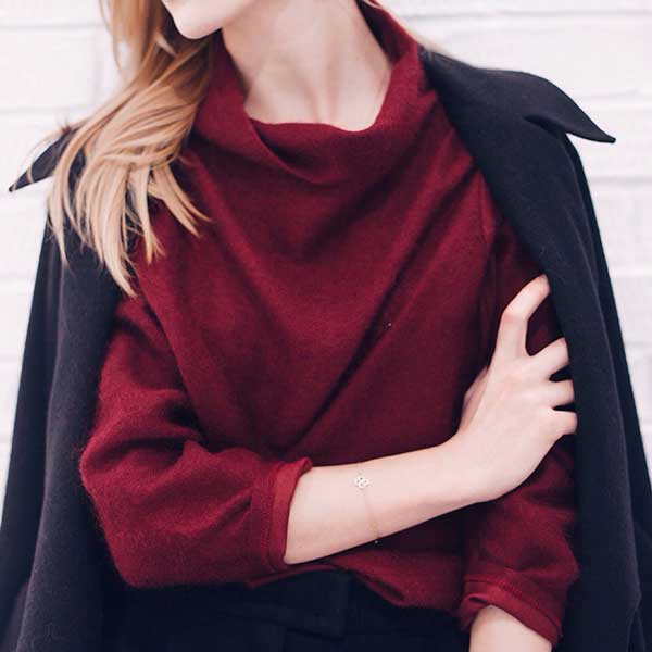 Vestir para una fiesta de empresa con rojo