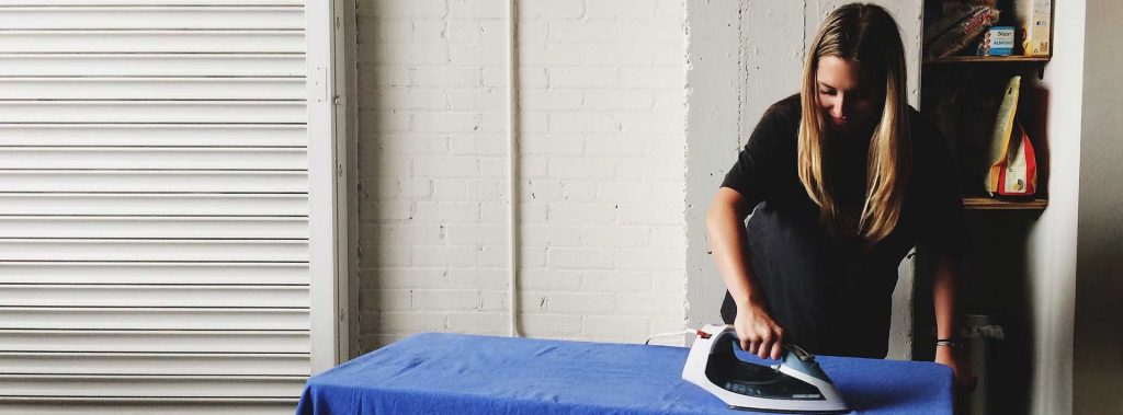 Dolor de espalda al planchar