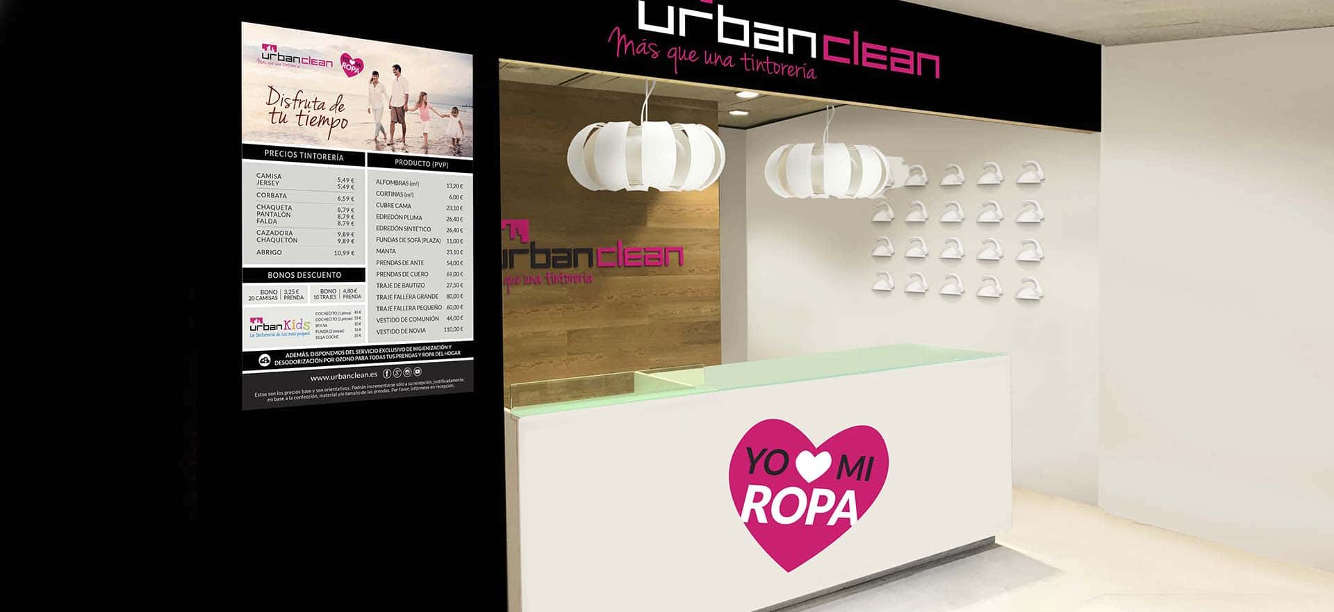 UrbanClean, imagen de marca evolución